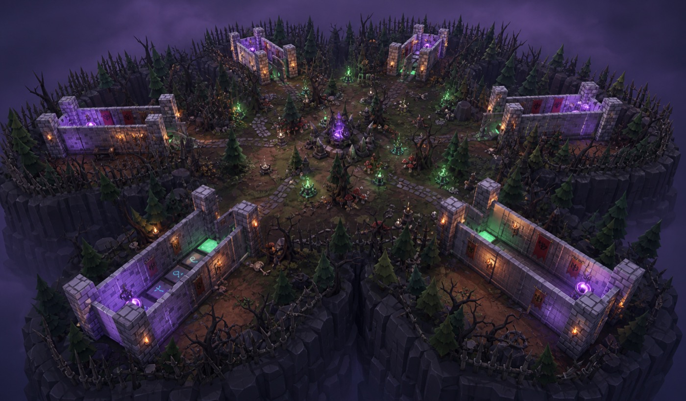 Cursed forest world, PlayUGC